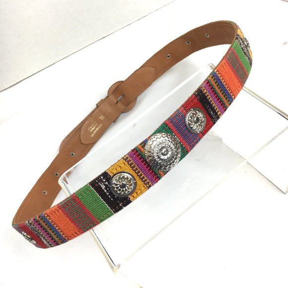 Southwestern Style concho MexicanLeather Belt